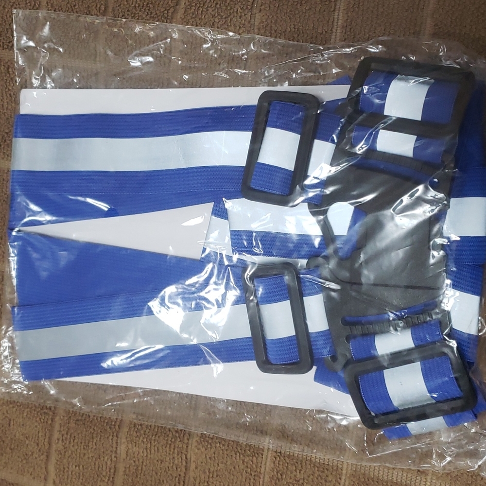 Safety reflective belt stripe night running